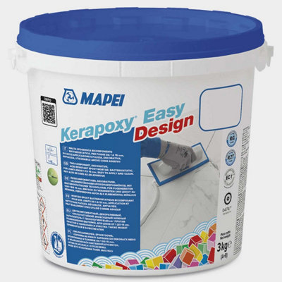 Mapei Kerapoxy Easy Design Grout 3Kg Epoxy Grout- 111 Silver Grey from B&Q