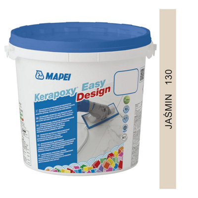 Mapei Kerapoxy Easy Design Grout Epoxy Grout 3Kg- 130 Jasmine from B&Q