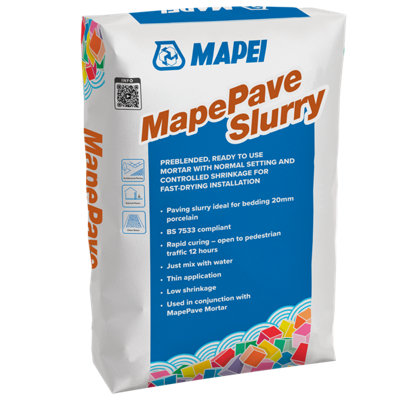 Mapei Mapepave Grey Paving Slurry20Kg Bag from B&Q