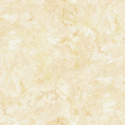 Galerie Italian Textures 3 Pale Yellow Unito Argenta Metallic Plaster Effect 10.05M X 106Cm Double Width Wallpaper Roll from B&Q