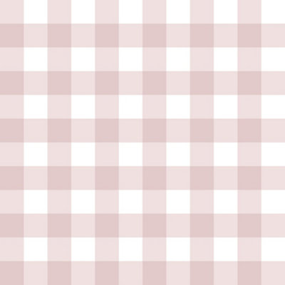 Galerie Little Explorers 2 Pink Tartan Boom Wallpaper Roll from B&Q