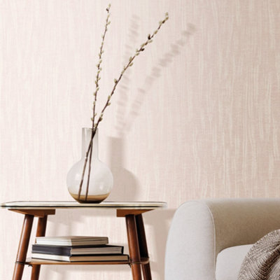 Galerie Italian Textures 3 Pink Silk Texture Textured Wallpaper from B&Q