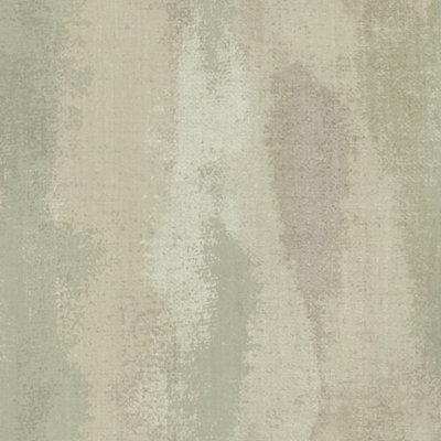 Galerie Italian Style Green Mottled Plain Texture Wallpaper Design from B&Q