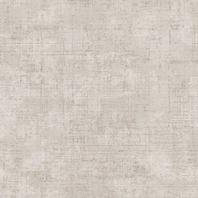 Galerie Italian Style Beige Distressed Weave Texture Effect Wallpaper Roll from B&Q