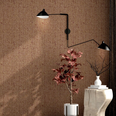 Galerie Structura Red Woven Effect Wallpaper from B&Q
