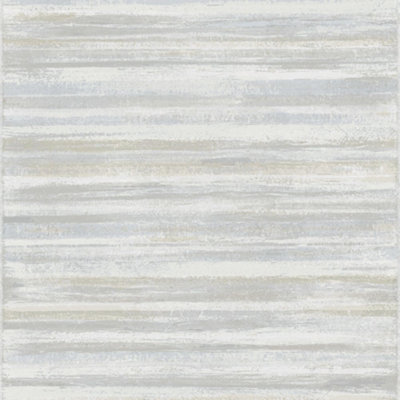 Galerie Italian Style Beige Distressed Horizontal Stripe Wallpaper Roll from B&Q