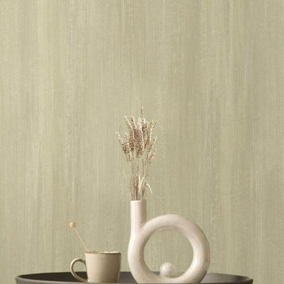 Galerie Synergy Beige Stripe Texture Wallpaper from B&Q