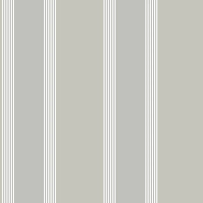 Galerie Italian Style Grey Classic Vertical Stripe Design Wallpaper Roll from B&Q