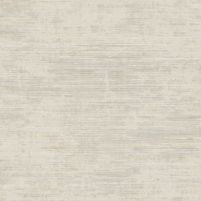 Galerie Italian Style Silver Plain Weave Texture Effect Wallpaper Roll from B&Q