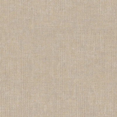 Galerie Italian Style Gold Distressed Pinstripe Design Wallpaper Roll from B&Q