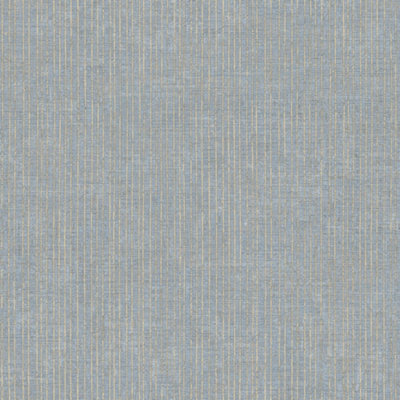 Galerie Italian Style Blue Distressed Pinstripe Design Wallpaper Roll from B&Q