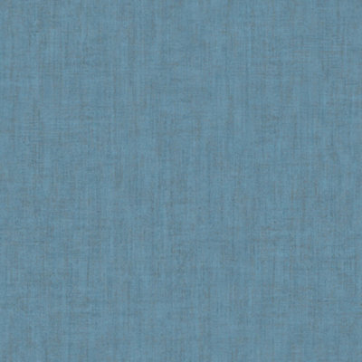 Galerie Structura Blue Plain Textured Wallpaper from B&Q