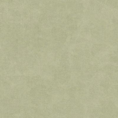 Galerie Italian Textures 4 Green Plain Texture Wallpaper from B&Q