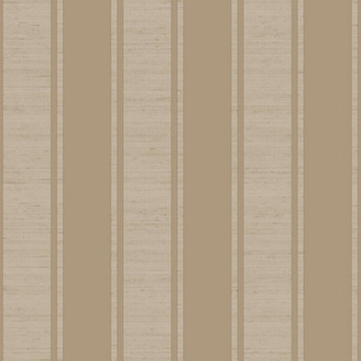 Galerie Italian Silks And Damasks Grey Stripe Wallpaper from B&Q