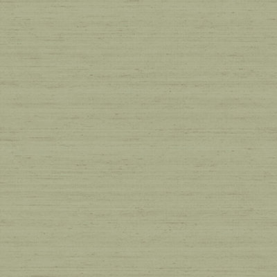 Galerie Italian Silks And Damasks Green Plain Texture Wallpaper from B&Q