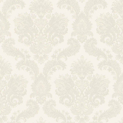 Galerie Ornamenta Cream Floral Damask Wallpaper from B&Q