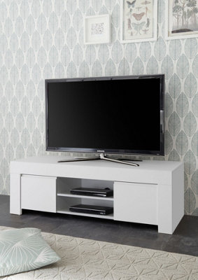 FurniComp LTD Furnicomp Roma Matt White 2 Door Tv Unit from B&Q