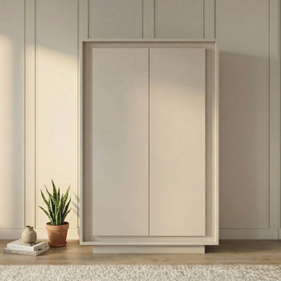 FurniComp LTD Furnicomp Berlin 2 Door 106Cm Cashmere Highboard/tall Sideboard from B&Q