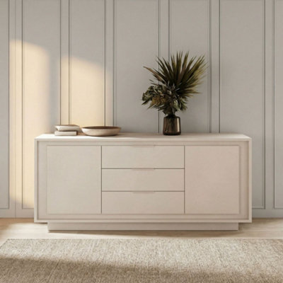 FurniComp LTD Furnicomp Berlin 2 Door 3 Drawer 180Cm Cashmere Sideboard from B&Q