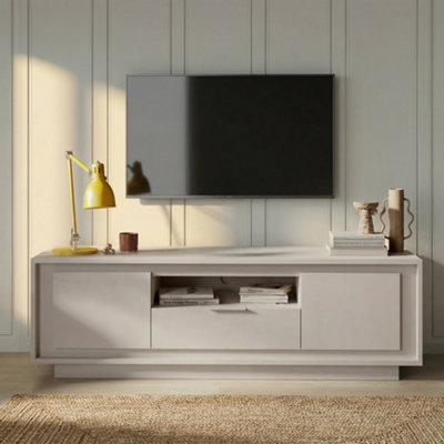 FurniComp LTD Furnicomp Berlin 2 Door 1 Drawer 180Cm Cashmere Tv Stand from B&Q