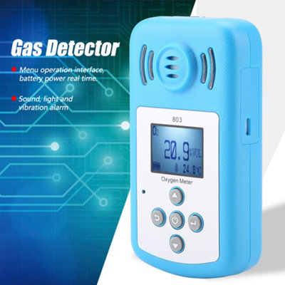 803 Blue Digital Display Oxygen Gas Leak Detector