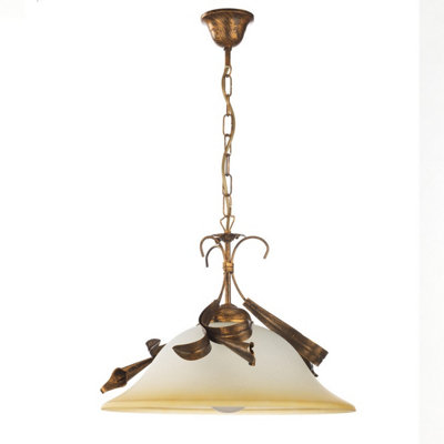 Luminosa Ing Luminosa Lucrezia Dome Pendant Ceiling Light/Bronze