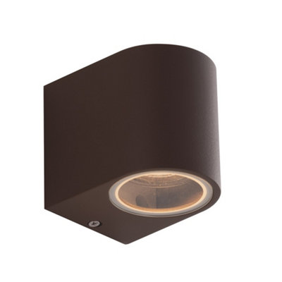 Luminosa Lighting Luminosa One Outdoor Down Light CortenIp54 9.3X8X6.7Cm from B&Q