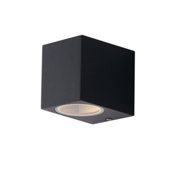 Luminosa Lighting Luminosa Qubo Outdoor Down Light AnthraciteIp54 9.3X8X6.7Cm from B&Q