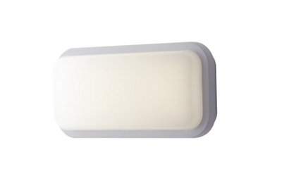 Luminosa Lighting Luminosa Shelly Outdoor Built-In Led Flush Ceiling LampWhiteIp654000K