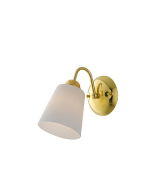 Luminosa Lighting Luminosa Wall Lamp With Glass Shades Gold 26X12Cm
