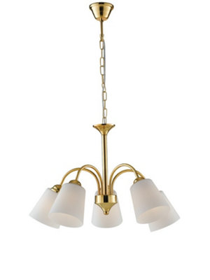 Luminosa Ing Luminosa 5 Multi Arm Pendant Ceiling 14Cm Light/Gold