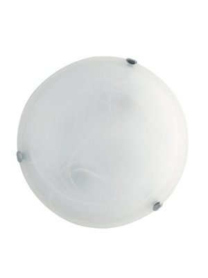 Luminosa Lighting Luminosa Luna Led Flush Ceiling Light White 2200Lm 4000K 40Cm from B&Q