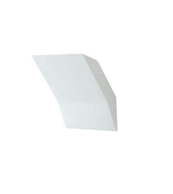 Luminosa Lighting Luminosa Montblanc Paintable Plaster Uplighter Wall LampG9 from B&Q