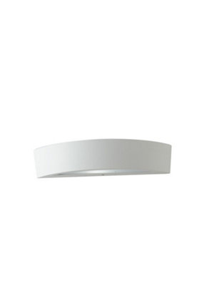 Luminosa Lighting Luminosa Tucson Outdoor Flush Aluminum Wall LampWhiteIp44E14
