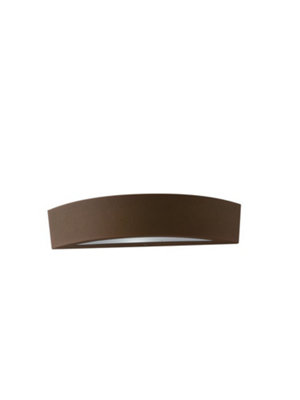 Luminosa Lighting Luminosa Tucson Outdoor Flush Aluminum Wall LampBronzeIp44E14