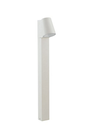 Luminosa Lighting Luminosa Sintesi Outdoor Integrated Led Aluminum BollardWhiteIp444000K from B&Q