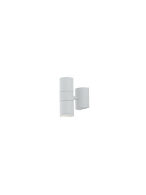 Luminosa Lighting Luminosa Jump Outdoor Up Down Wall Light White Ip44Gu10 from B&Q