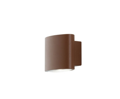 Luminosa Lighting Luminosa Boxter Bro Outdoor Integrated Led Up Down Wall LightCortenIp444000K