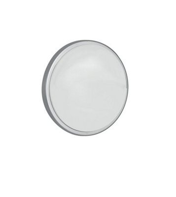 Luminosa Lighting Luminosa Ever Led Outdoor Flush With Sensor SilverIp65 2400Lm 4000K 30X7.8Cm