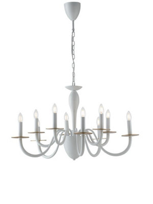 Luminosa Ing Luminosa Armstrong 10 Chandeliers 14Cm Light/White