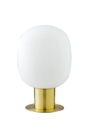 Luminosa Lighting Luminosa Fellini Globe Table Lamp, , E27 Gold