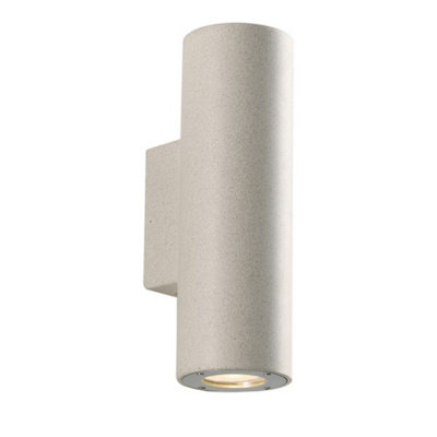 Luminosa Lighting Luminosa Portland Outdoor 2 Light Up Down Light WhiteIp65 25.4X11.1X8.3Cm from B&Q