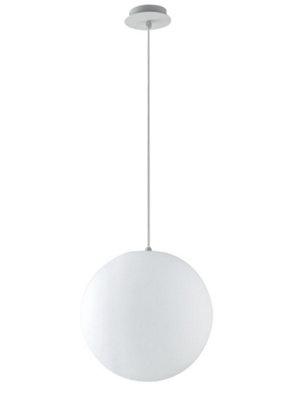 Luminosa Lighting Luminosa Geco Outdoor Globe PendantWhiteIp65E27 from B&Q