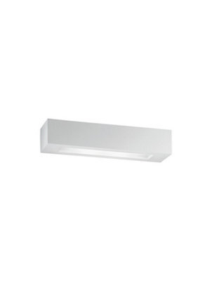 Luminosa Lighting Luminosa Candida 2 Light Plaster Wall Light White 45X9X7Cm from B&Q
