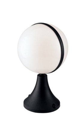 Luminosa Lighting Luminosa Orbit Outdoor Pedestal Light BlackIp44 30X26Cm from B&Q