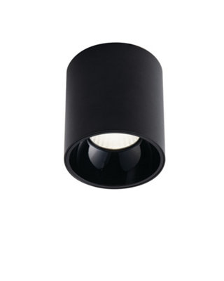 Luminosa Lighting Luminosa Mig Led Round Surface Mounted Anti-Glare DownlightBlack4000K