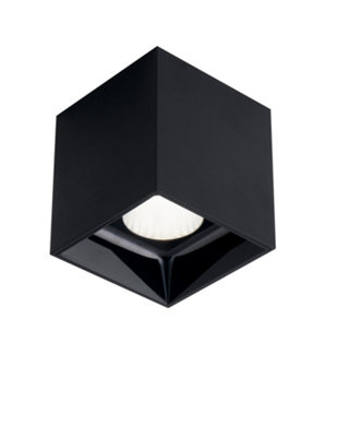 Luminosa Lighting Luminosa Mig Led Square Surface Mounted Anti-Glare DownlightBlack4000K