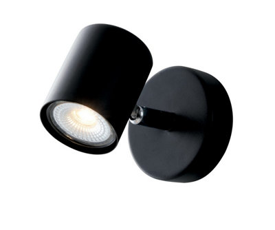 Luminosa Lighting Luminosa Zero Single Ceiling SpotlightBlackGu10 from B&Q