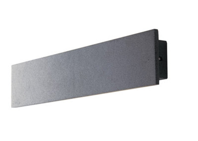 Luminosa Lighting Luminosa Parker Outdoor Built-In Led Flush Wall LampGreyIp654000K