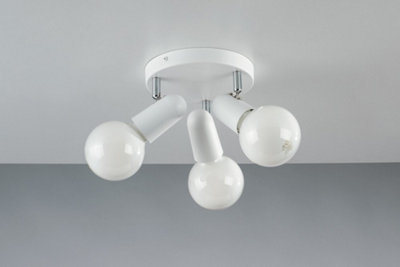 Luminosa Lighting Luminosa Spot 3 Light Adjustable Spotlight Clusters White 26X18X12Cm from B&Q